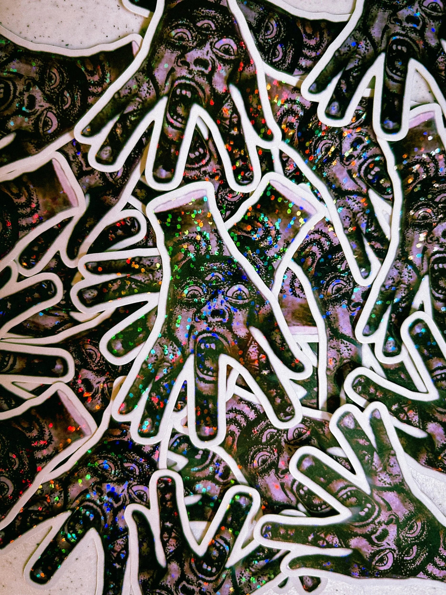 Scr3amin' Hands Sticker