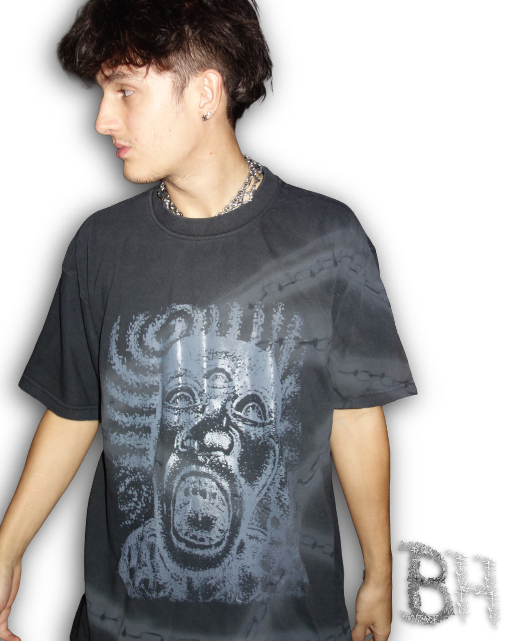 '2008s' Scr3amin' & Cha1ned '1 OF 1' Heavyweight Tee