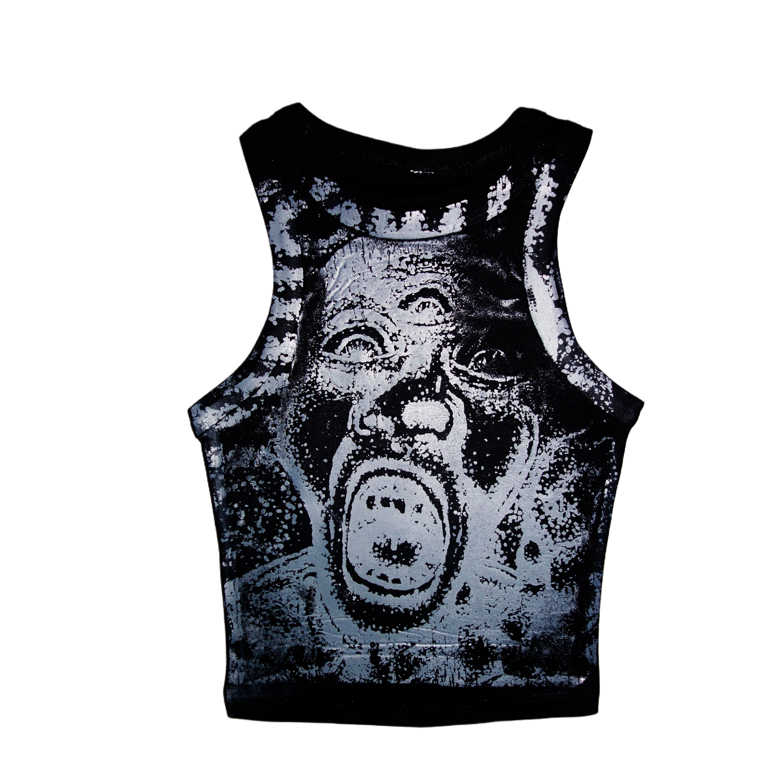 '2007s' Scr3am '1 OF 1' Cropped Tank 003