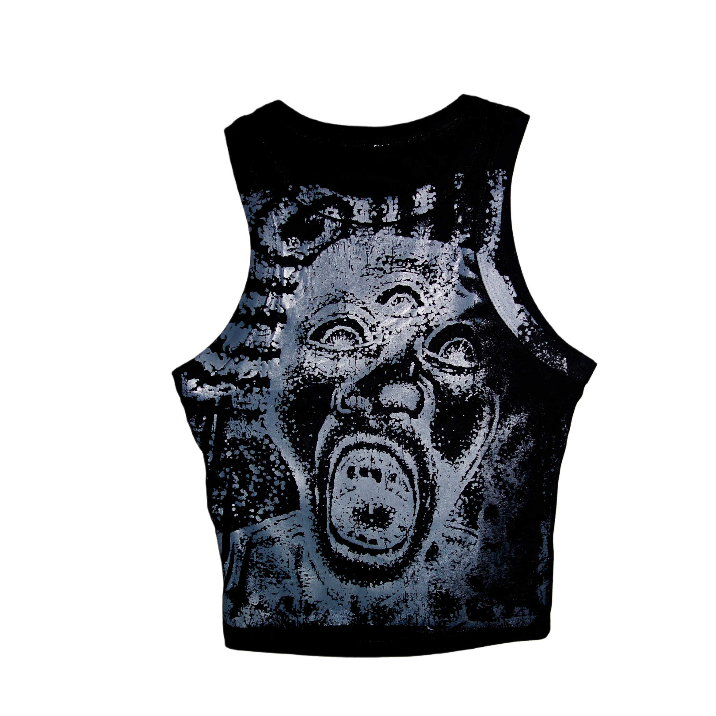 '2007s' Scr3am '1 OF 1' Cropped Tank 002