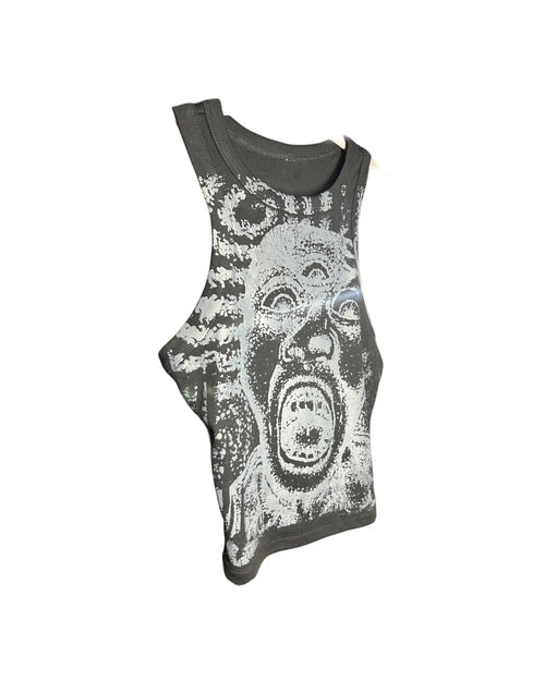 '2007s' Scr3am '1 OF 1' Cropped Tank 003