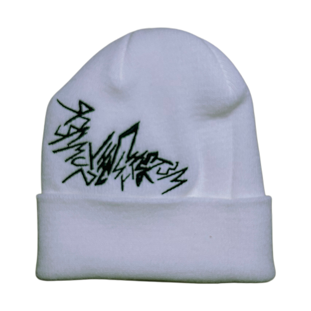 Met Her in The Summer White Beanie