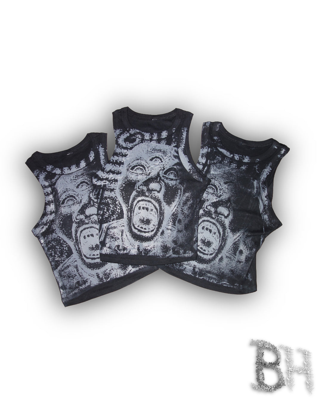 '2007s' Scr3am '1 OF 1' Cropped Tank 002