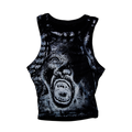 '2007s' Scr3am Faded Reality '1 OF 1' Cropped Tank 001